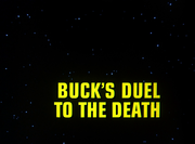 Épisode:Duel à mort pour Buck